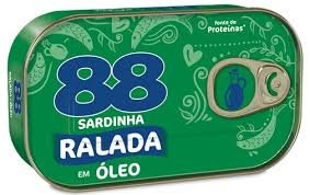 SARDINHA 88 RALADA EM OLEO 125G